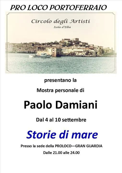 Circolo degli Artisti presenta la mostra personale di Paolo Damiani "Storie di mare"
