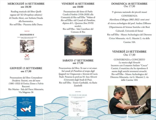 Presentazione del dono di Paolo Carafa d'Andria (1936-2020) alla comunità di Rio nell'Elba