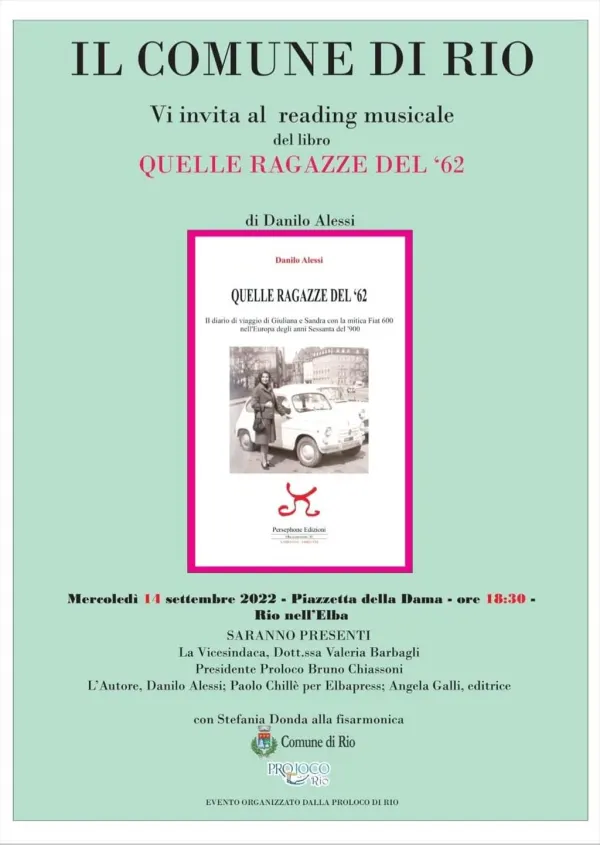 Reading musicale del libro "Quelle ragazze del '62" di Danilo Alessi