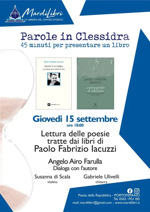 Parole in Clessidra - Incontro con Paolo Iacuzzi