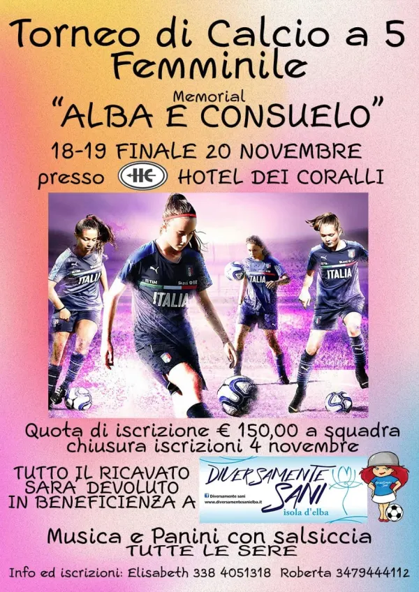 Torneo di Calcio a 5 Femminile - Memorial Alba e Consuelo
