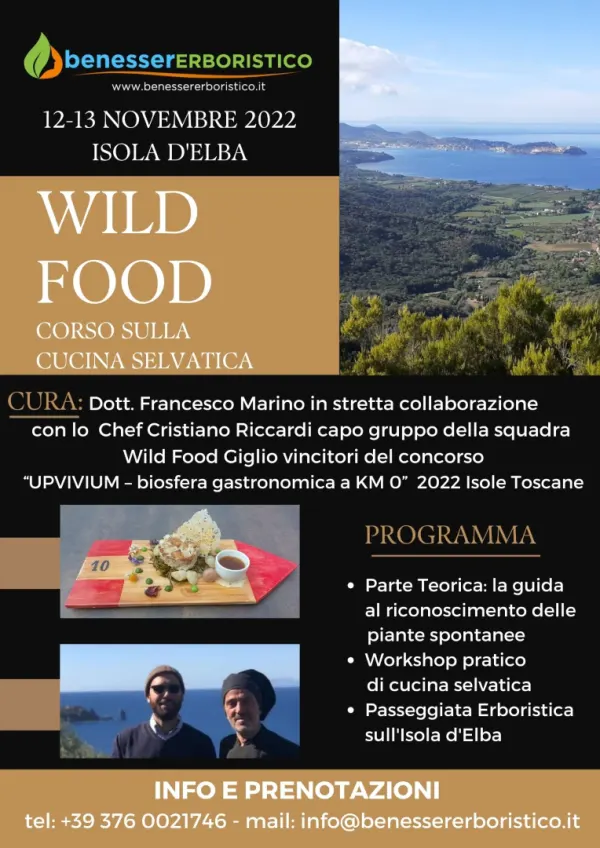 Wild Food – Corso sulla Cucina Selvatica Isola d’Elba
