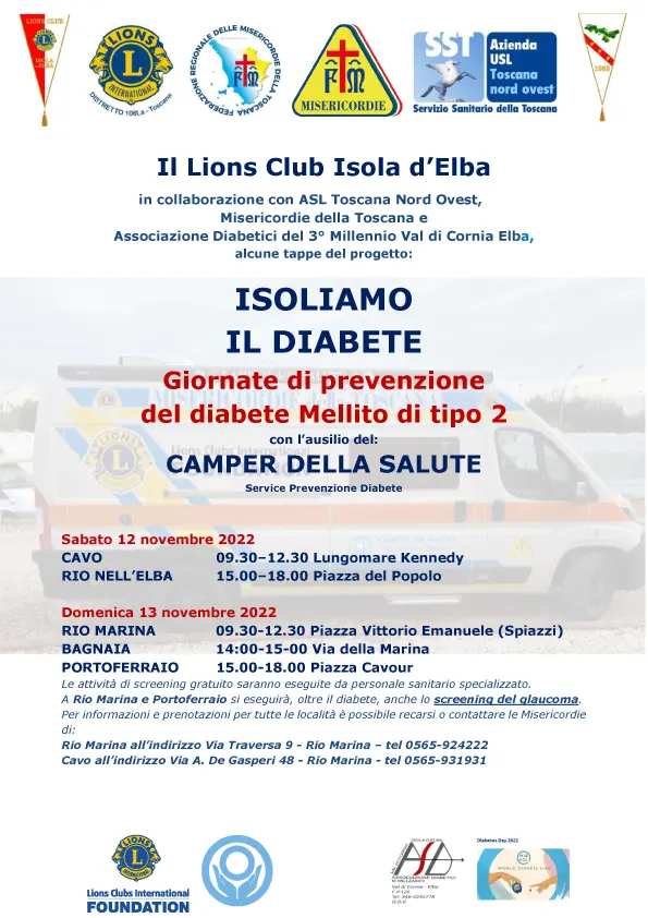 Progetto prevenzione diabete