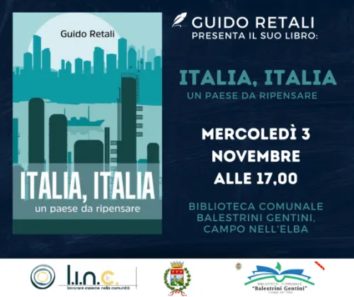 Guido Retali presenta "Italia, Italia: un paese da ripensare"