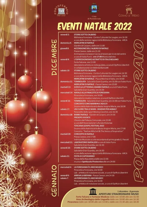 Accensione dell'albero di natale