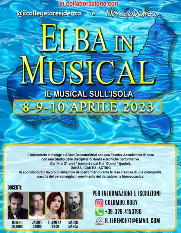 Elba in Musical - Stage di Musical Theatre con i professionisti del Musical Italiano