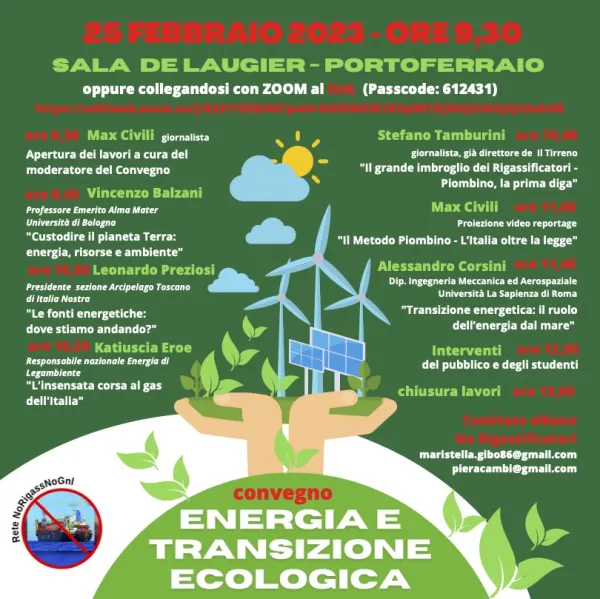 Convegno ENERGIA E TRANSIZIONE ECOLOGICA