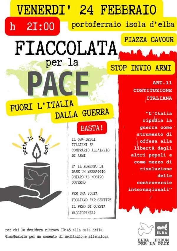 Fiaccolata per la PACE