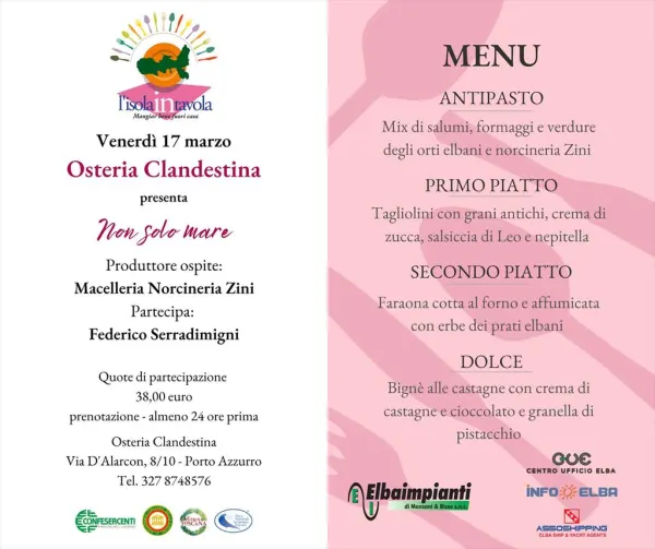 L'isola in tavola - Non solo mare