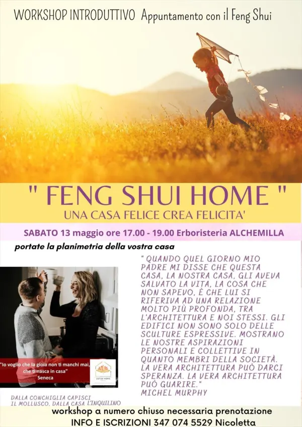 Feng Shui Home: una casa felice crea felicità - Mini Workshop Introduttivo
