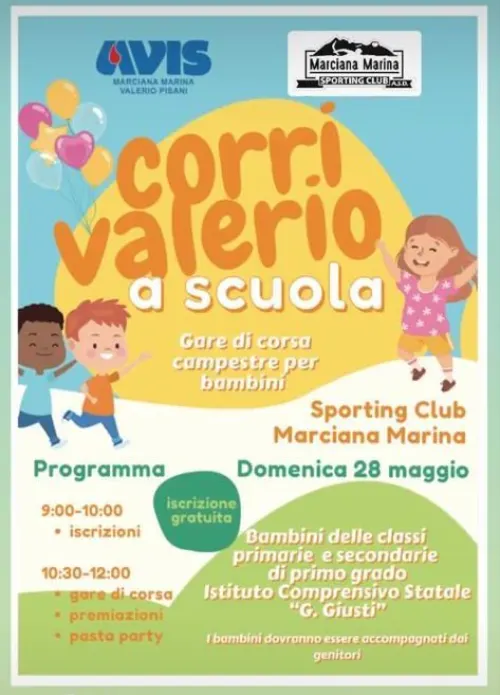 CorriValerio a scuola