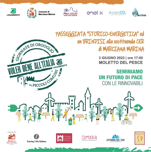 "Voler Bene all’Italia”: passeggiata "storico-energetica" ed un brindisi alla costituenda CER di Marciana Marina