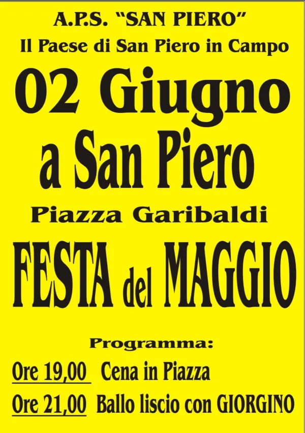 Festa del maggio