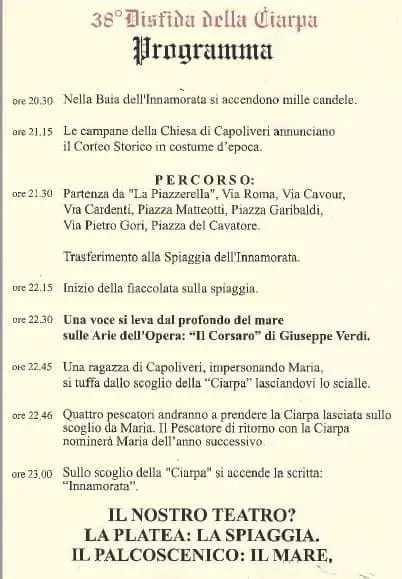 Rievocazione storica della Leggenda dell'Innamorata