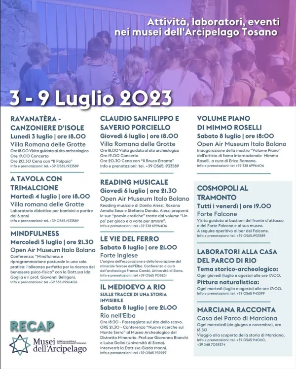 Laboratori alla Casa del Parco di Rio