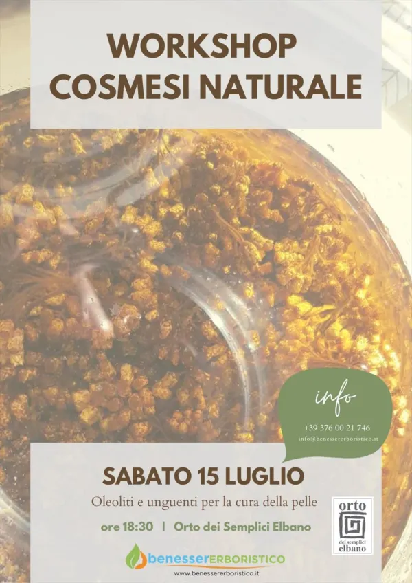 Workshop di Cosmesi Naturale