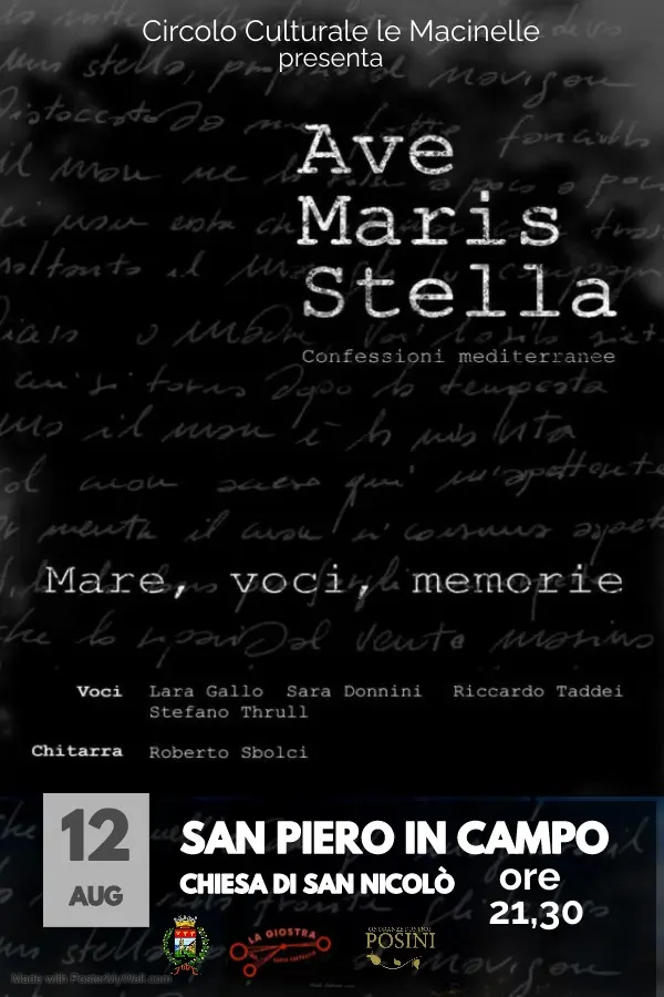 Ave Maris Stella - Confessioni mediterranee, mare, voci, memorie
