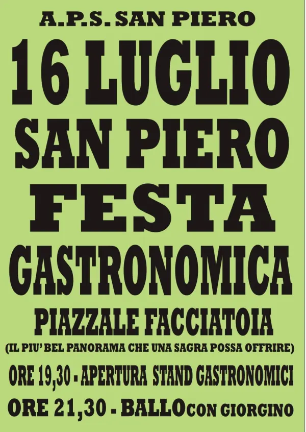 Sagra gastronomica e danzante