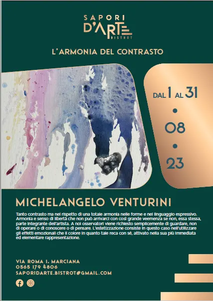 "L'armonia del contrasto" - Mostra di Michelangelo Venturini