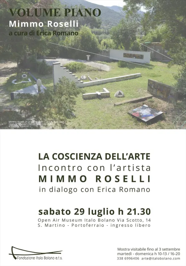 Talk con l'artista Mimmo Roselli