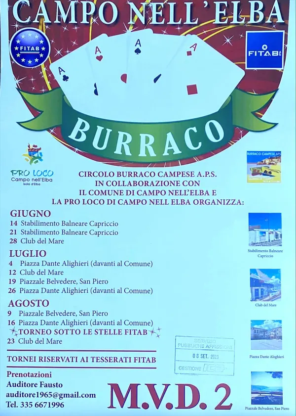Burraco sotto le stelle