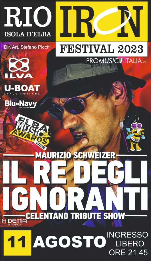 Elba Music Awards - Rio Iron Festival 2023, Celentano Tribute Show