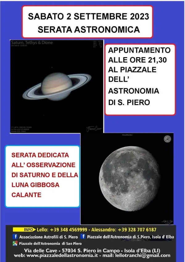 Serata Astronomica al Piazzale dell' Astronomia di s. Piero