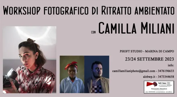Ritratto ambientato | Workshop fotografico con Camilla Miliani