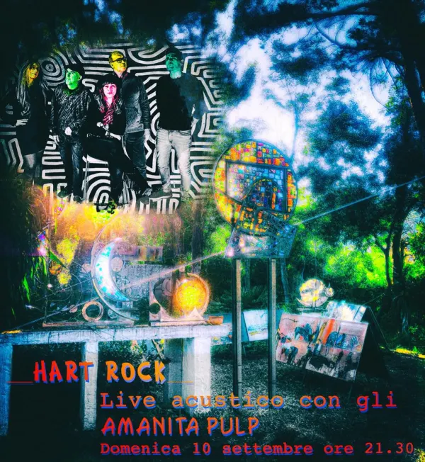 Concerto Rock degli Amanita Pulp all’Open Air Museum Italo Bolano