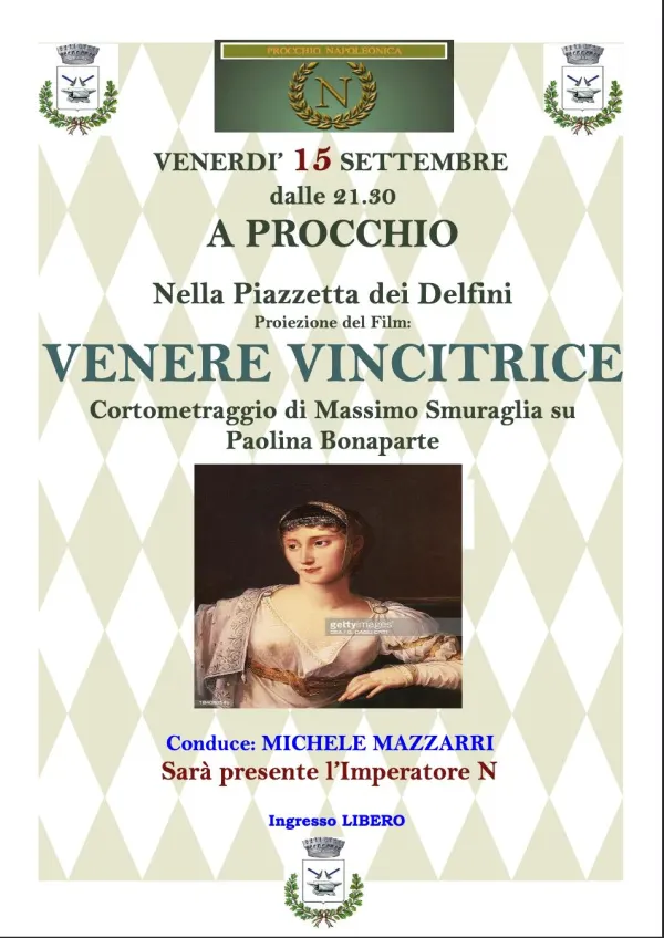 NAPOLEON EXPERIENCE: Proiezione cortometraggio "Venere vincitrice"