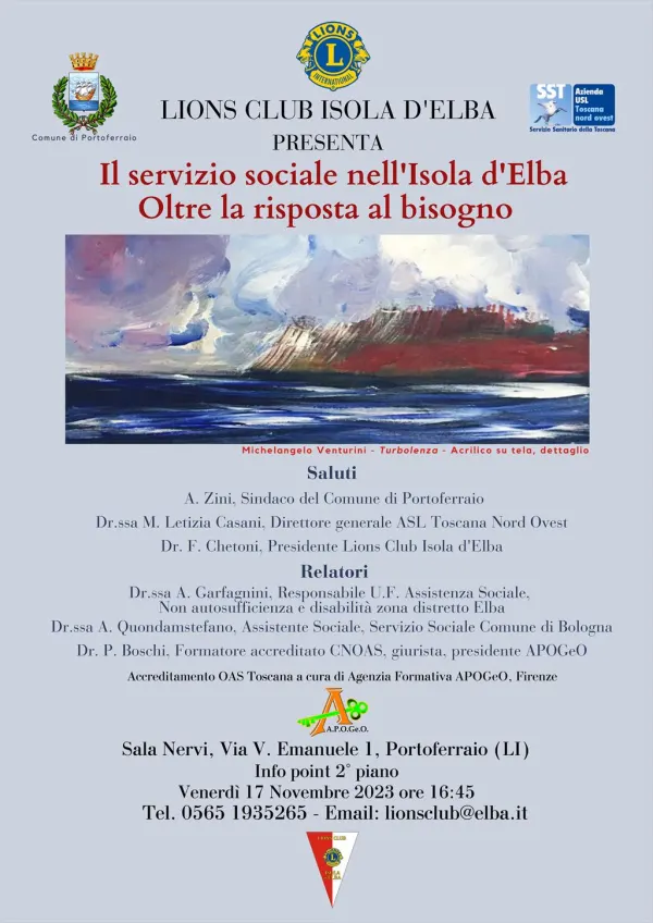 Il servizio sociale nell'Isola d'Elba - Oltre la risposta al bisogno