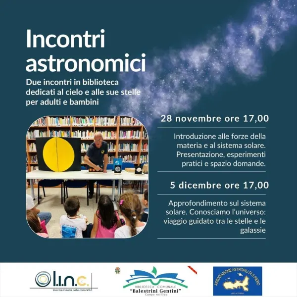Incontri Astronomici in Biblioteca