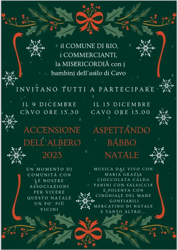 Accensione dell'albero 2023