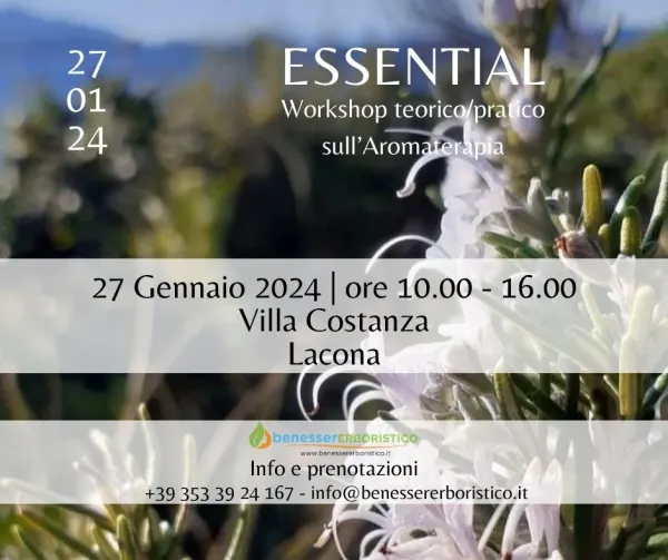 Workshop teorico/pratico sull’Aromaterapia