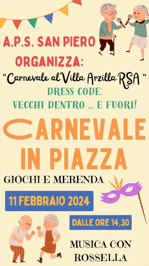 Carnevale al Villa Arzilla RSA