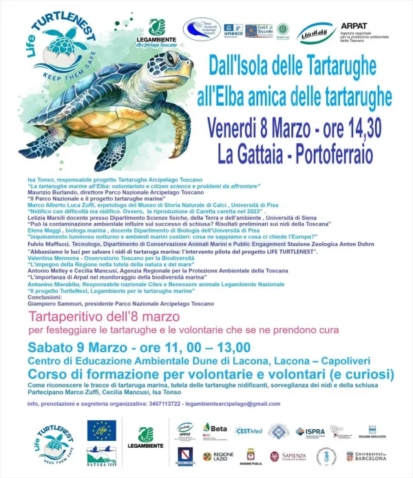 Elba capitale delle tartarughe marine