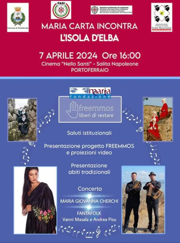 Maria Carta incontra l’Isola d’Elba