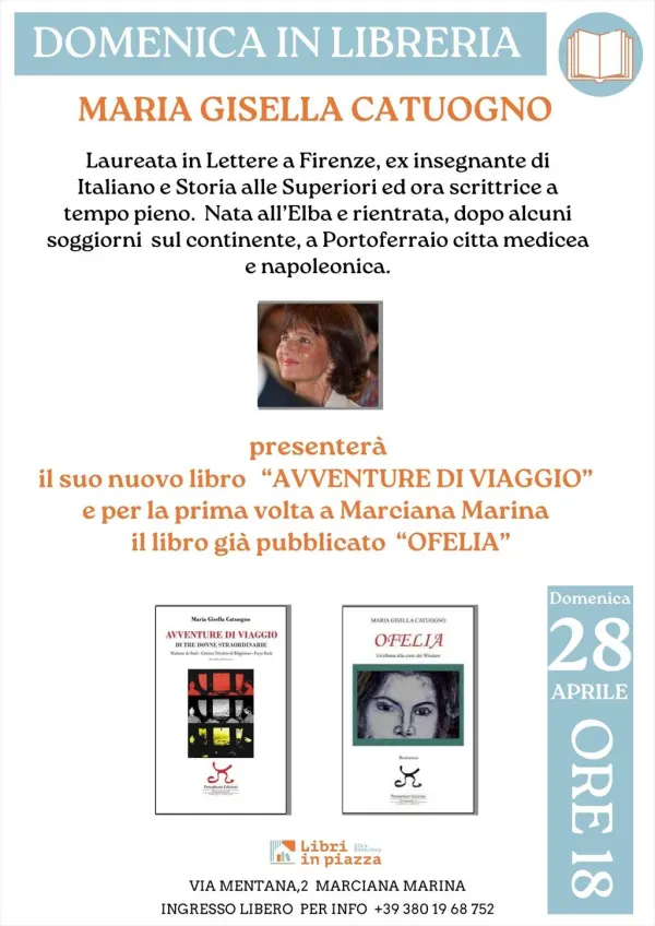 Presentazione dei libri "Avventure di viaggio" e "Ofelia"