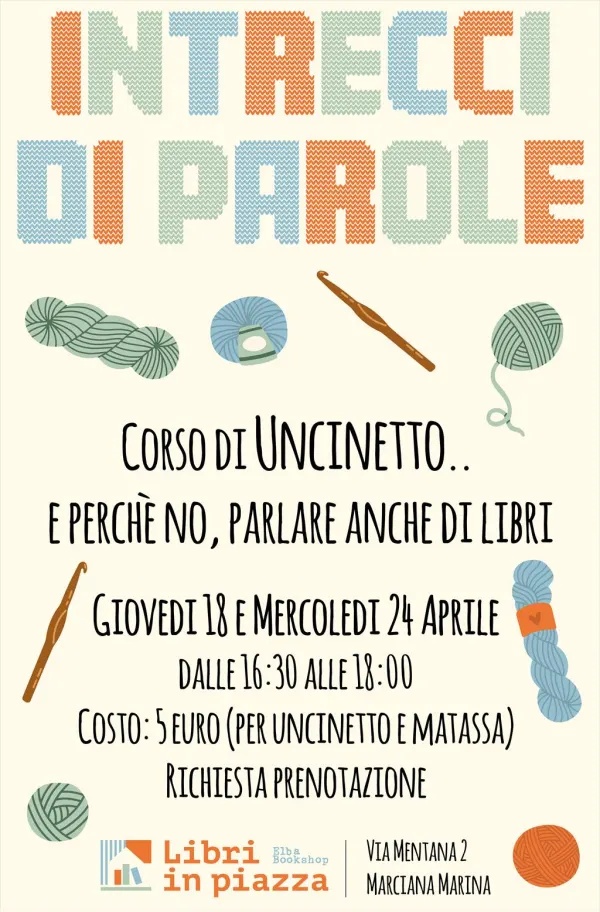 Intrecci di parole - portalibro handmade