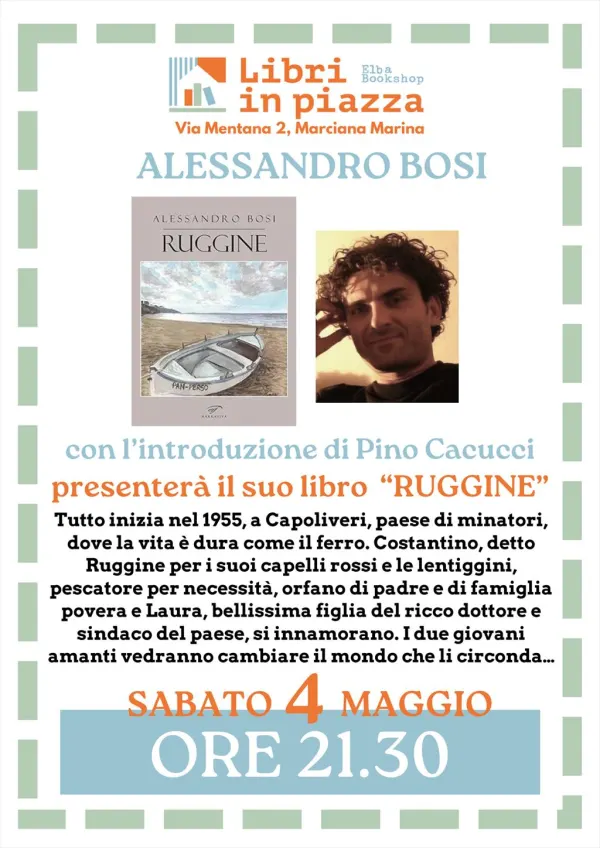 Presentazione libro "Ruggine" con l'autore