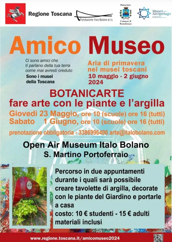 BotanicArte: fare arte con le piante e l'argilla - Amico Museo 2024