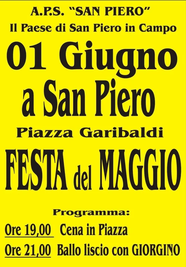 Festa del Maggio a San Piero 