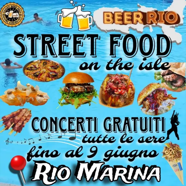 Street Food e Musica dal vivo a Rio Marina 