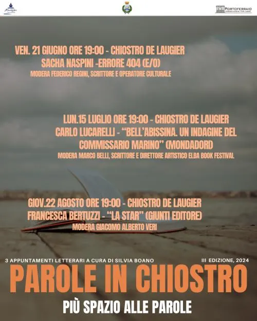 Parole in chiostro - Ospite Sacha Naspini