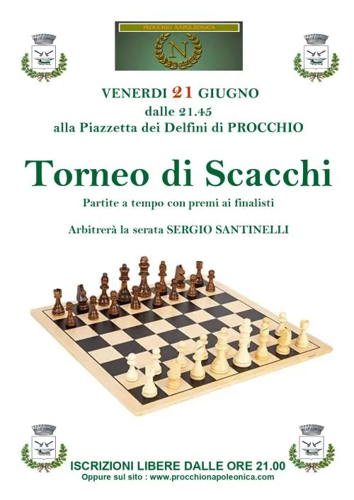 Torneo di scacchi a Procchio 