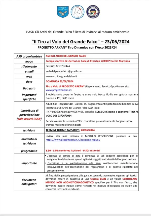 Il Tiro al Volo del Grande Falco 