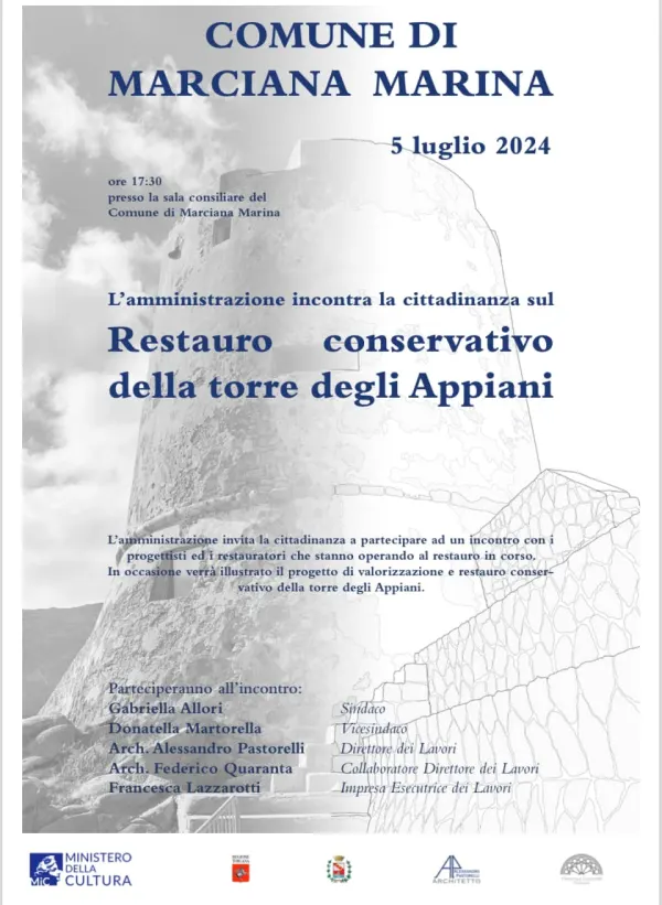 Restauro Conservativo della torre degli Appiani