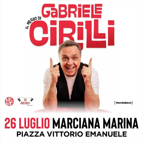 Spettacolo di cabaret con Gabriele Cirilli