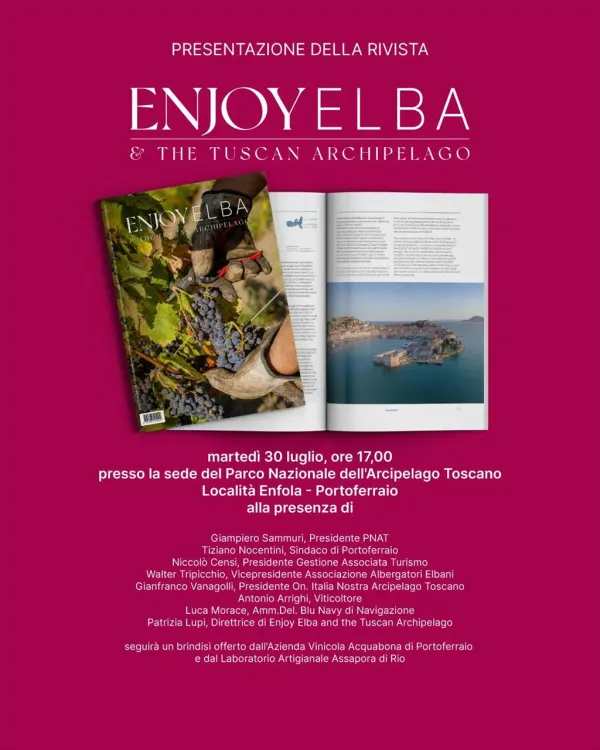 Presentazione della rivista "Enjoy Elba"