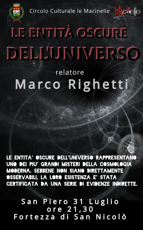 Le entità oscure dell'universo 